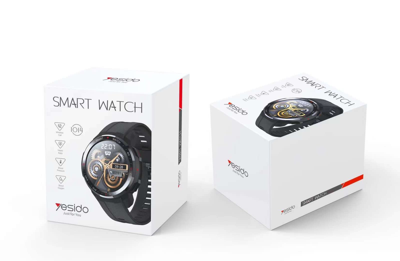 Yesido IO14 Smart Watch Black - Zərif Smart Saat