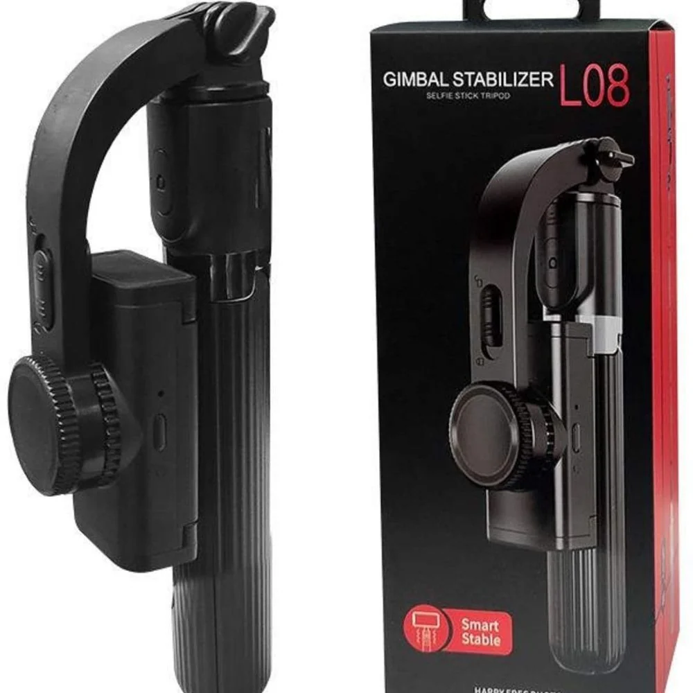 L08 Black - Gimbal Selfi Çubuğu və Tripod