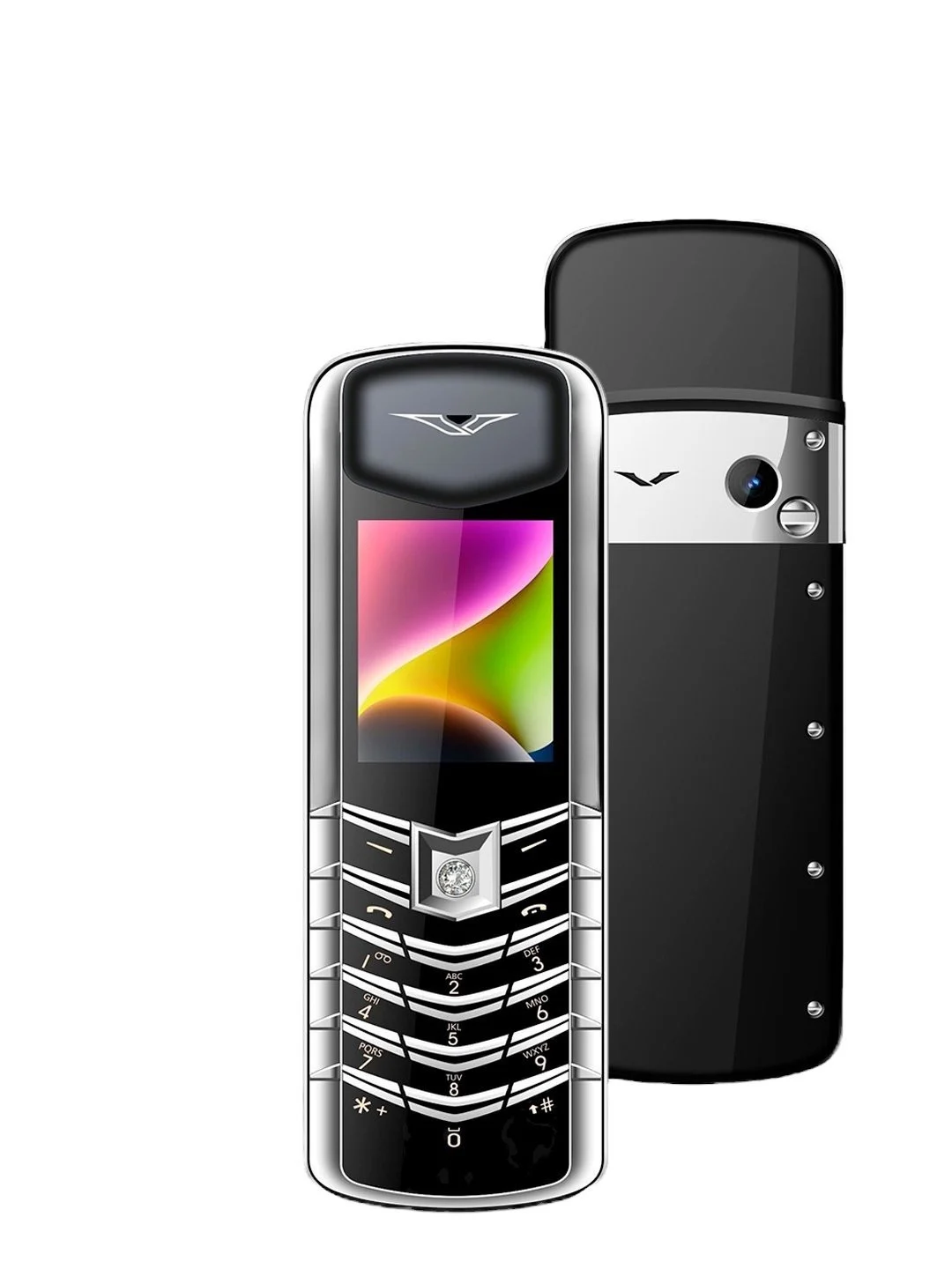 Vertu V9 Pro Silver - Düyməli Telefon