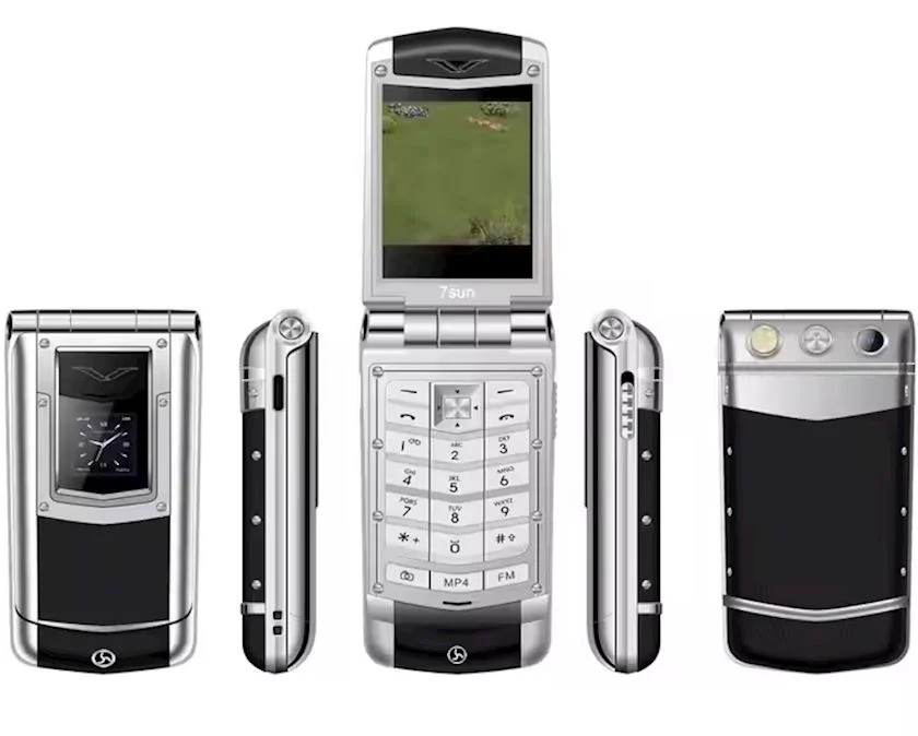 Vertu V77 Silver Ayxta - Qapaqlı Düyməli Telefon